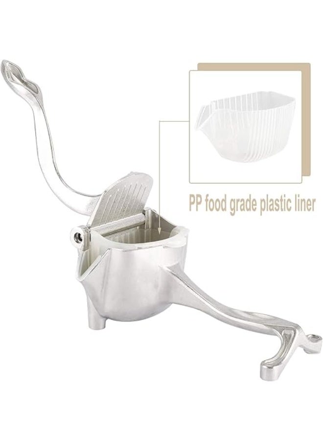 Homend HM034 Manual Press Juicer, Aluminum, Silver - Image 3